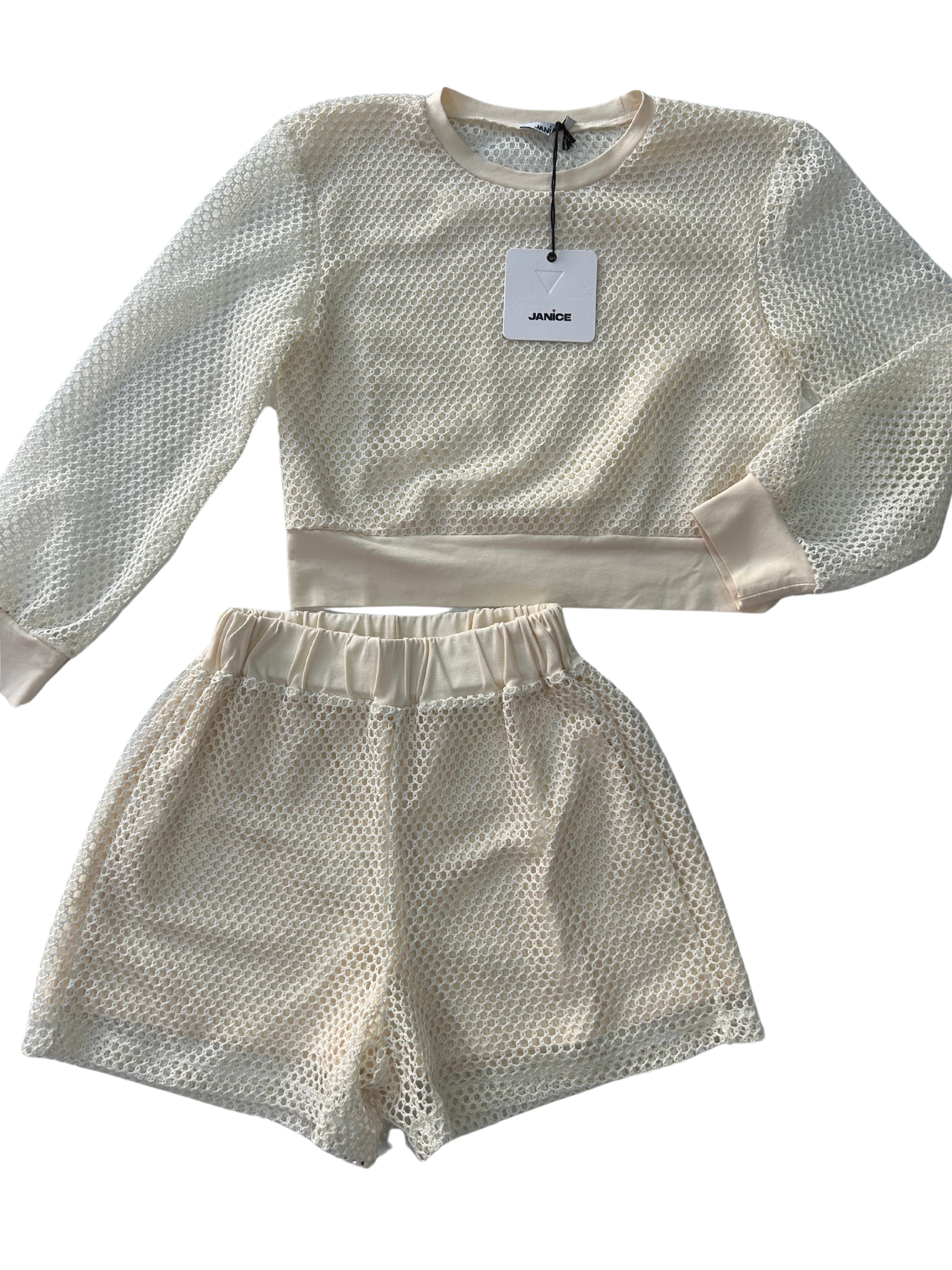 completo per bambina a rete janice 
