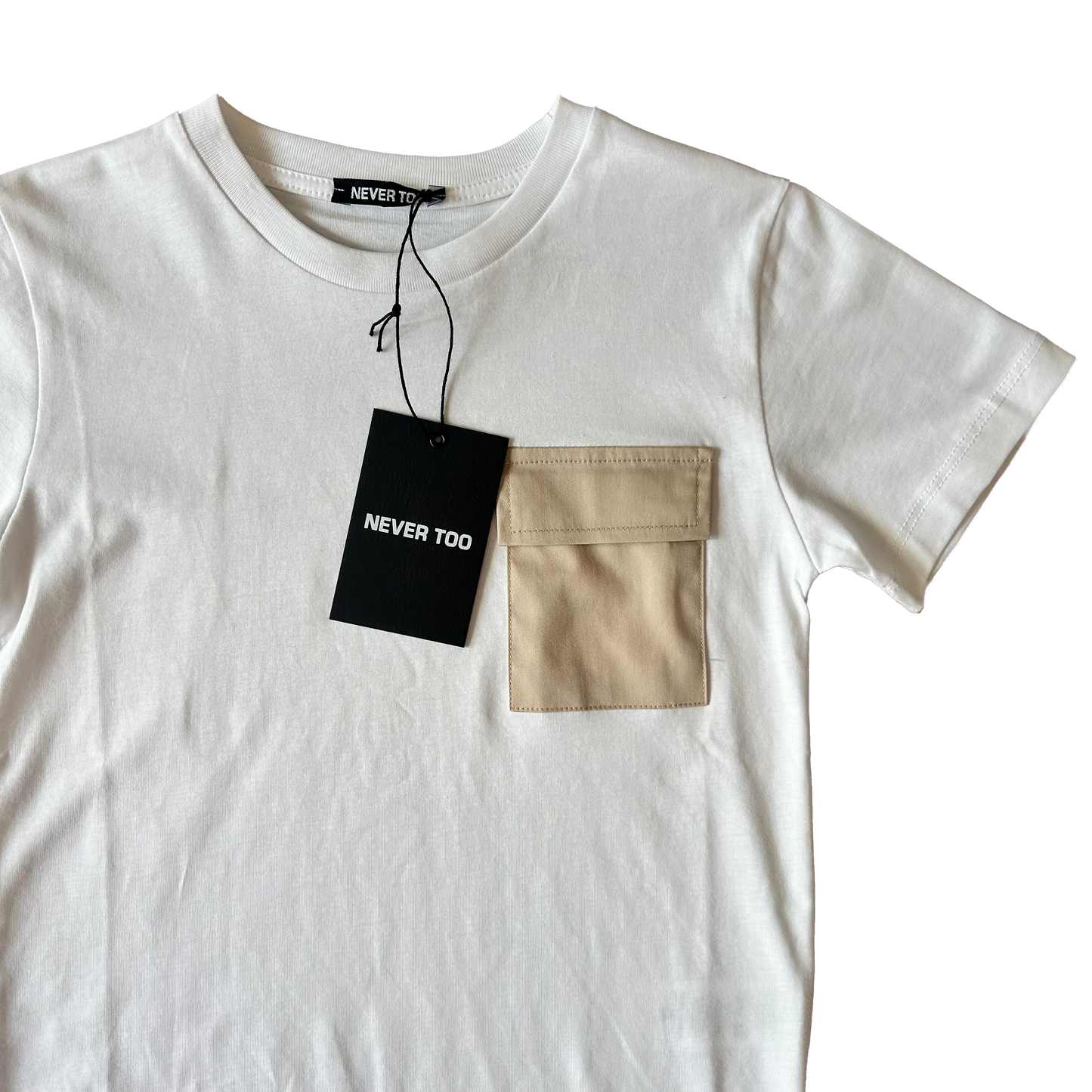 T-shirt bianca taschino