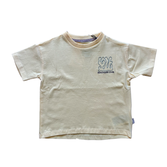 T-shirt giallo paglierino