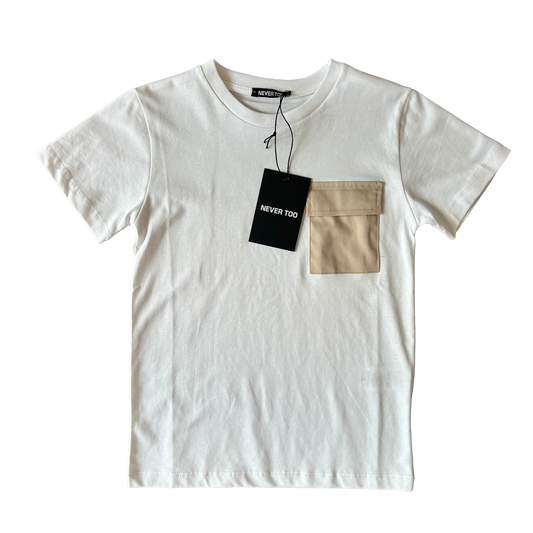 T-shirt bianca taschino