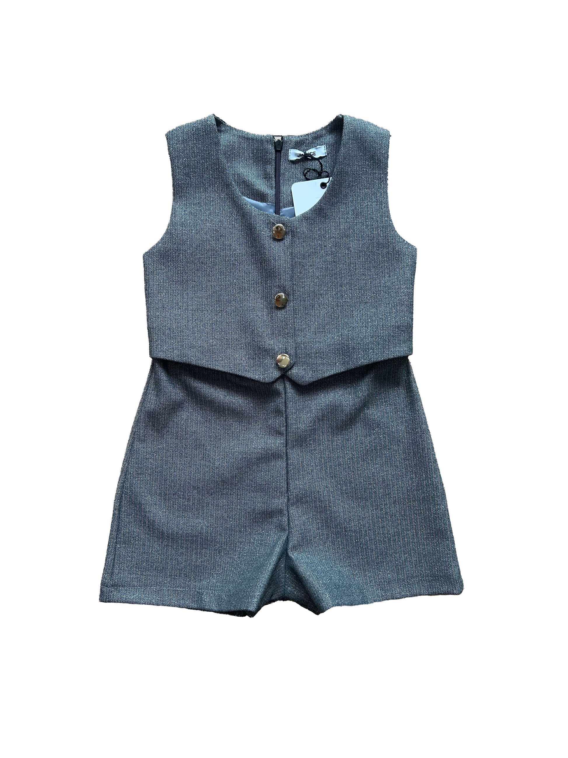 tutina bimba glitterata a pantaloncino