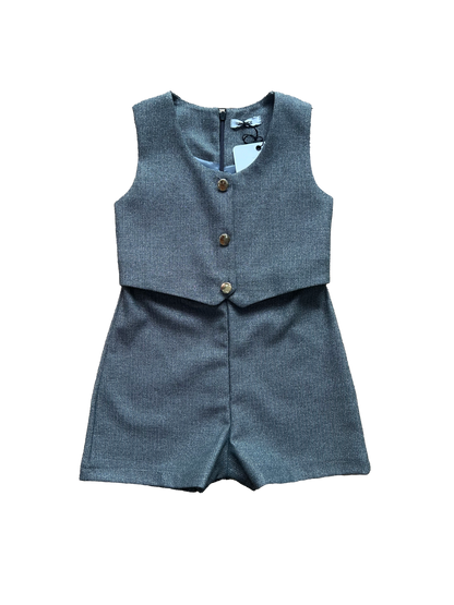 tutina bimba glitterata a pantaloncino